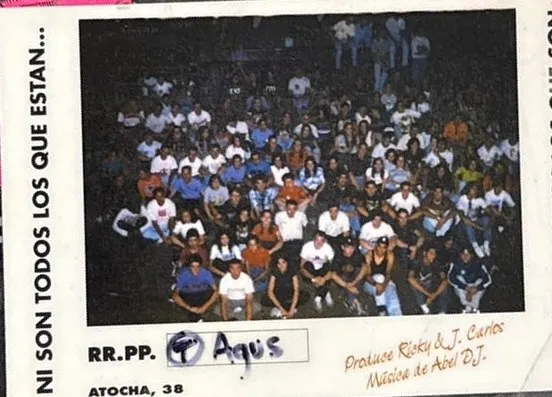 Foto de grupo en Abyss: Ni son todos los que están… ni están todos los que son. RR.PP. Agus. Atocha 38.