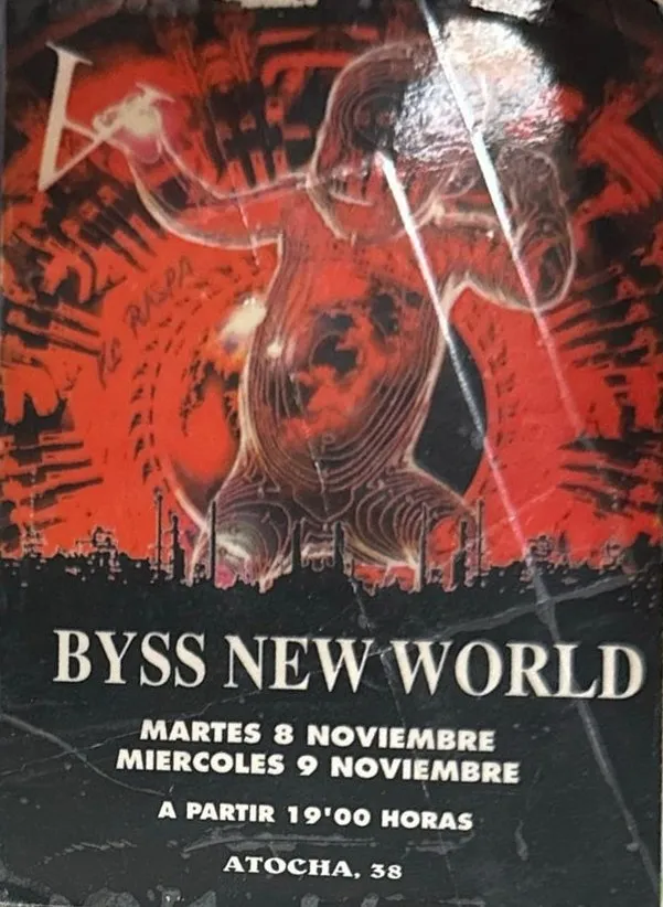 Invitación de Abyss New World, martes 8 y miércoles 9 de noviembre, desde las 19:00, Atocha 38.