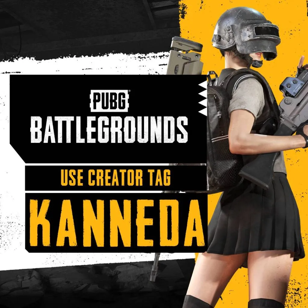 PUBG Battlegrounds — Use Creator Tag KANNEDA